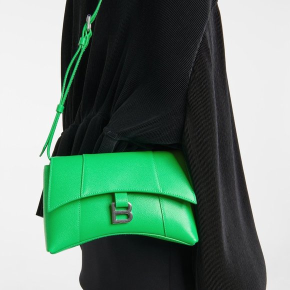 Balenciaga Handbags - Balenciaga Treize xs calfskin downtown shoulder bag vivid green ⭐️ FINAL PRICE